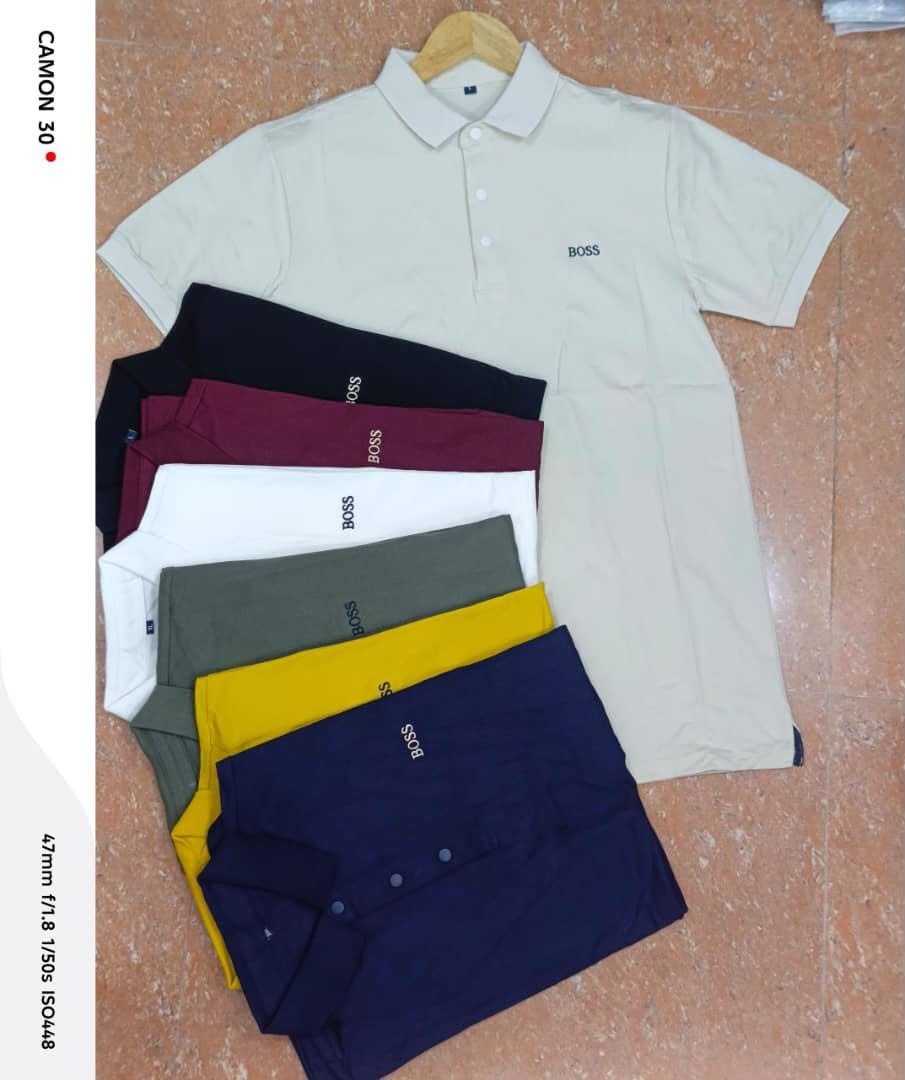 Boss Polo Shirt Assorted Colors - Men's Shirts in Kumasi