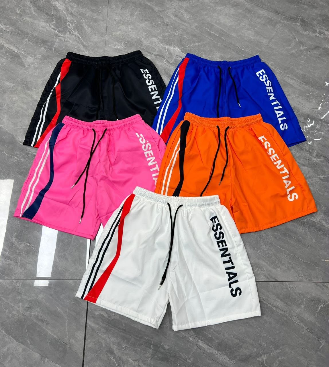 Essentials Striped Athletic Shorts - Men's Shorts in Kumasi