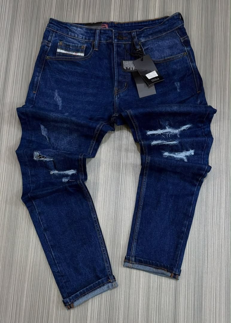 GIESLA Distressed Blue Jeans - Men's Jeans in Kumasi
