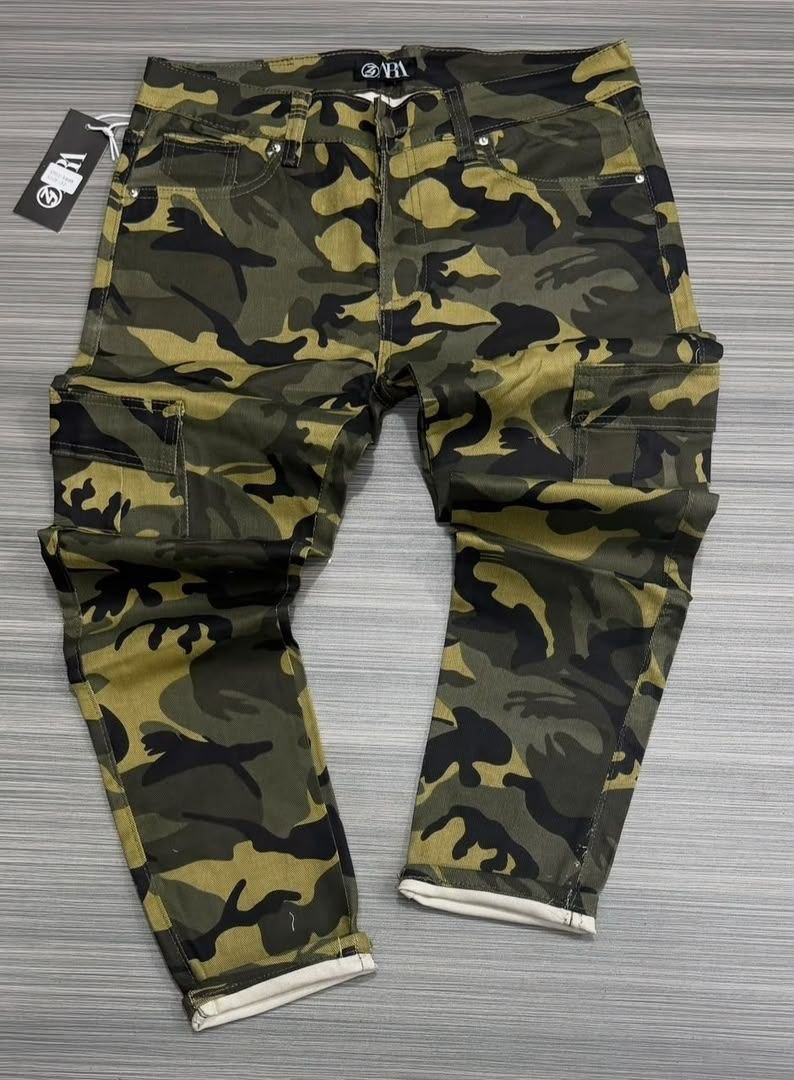 Camouflage Cargo Jeans - Men's Jeans in Kumasi